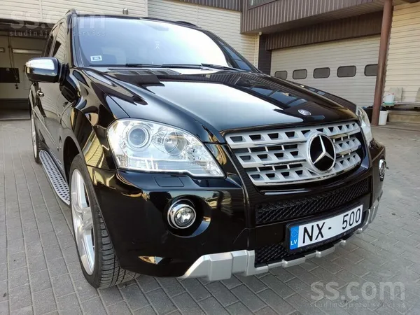 Mercedes ML500 2008, 5.5 benzīns, Automāts, SUV/Apvidus, Melns — Latvijā