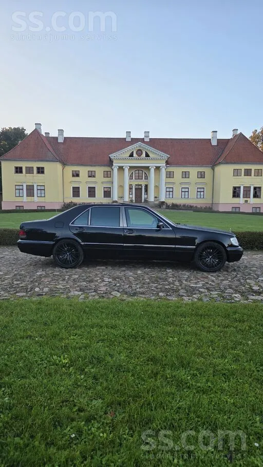 Mercedes S500 1995, 5.0 benzīns, Automāts, Sedans, Melns — Latvijā