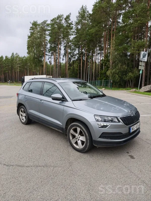 Skoda Karoq 2019, 1.6D dīzelis, Automāts, SUV/Apvidus, Sudrabs — Latvijā