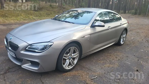 BMW BMW 640d xDrive Gran Coupe (F06), 2015. gads. Teic