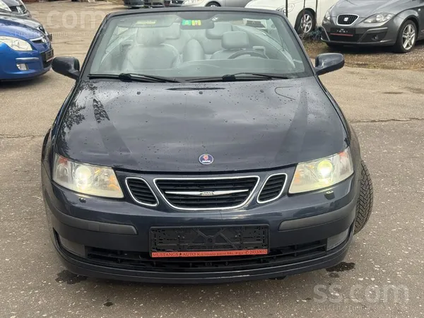 Ievests Saab 9-3 Cabrio 2.0Turbo, pa Latviju nav braukts. 129 KW, 175zs. Ser