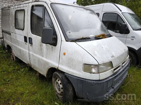 Citroen Jumper 1998, 1.9D dīzelis, Manuāls, Furgons, Balts — Latvijā