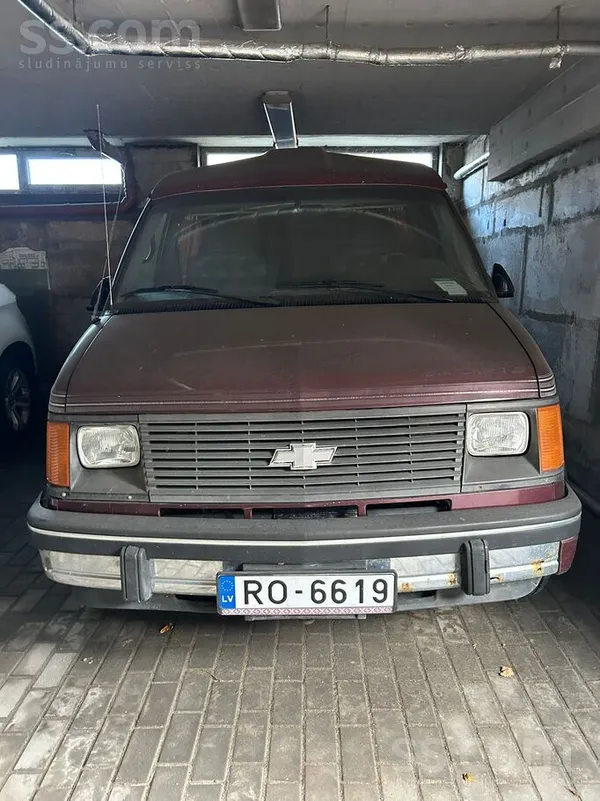 Chevrolet Astro 1992, 4.3 benzīns, Automāts, Furgons, Sarkans — Latvijā