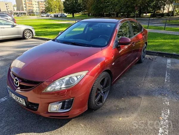 Mazda Mazda6 2008, 2.5 benzīns, Manuāls, Hečbeks, Sarkans — Latvijā