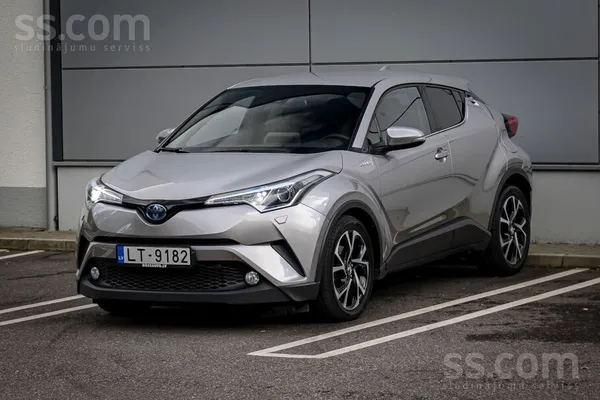 Toyota C-HR 2018, 1.8H hibrīds, Automāts, SUV/Apvidus, Sudrabs — Latvijā