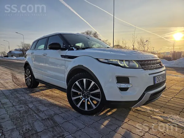 Land Rover Evoque Exclusive 2.2d, 110kw, 4Wd. 10.2014g. 257400km. No Beļģija