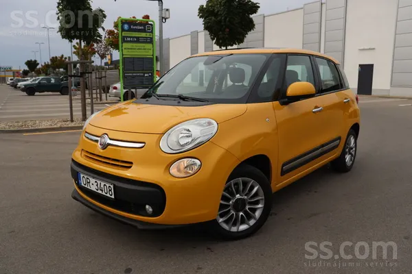 Tikko no Vācijas. Jauna TA 10.2027 Fiat 500L Apelsīns. Auto teicamā tehniskā