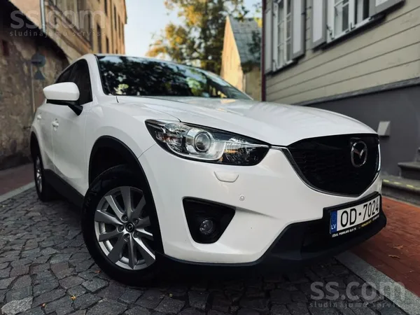 Mazda CX-5 2014, 2.2D dīzelis, Manuāls, SUV/Apvidus, Balts — Latvijā