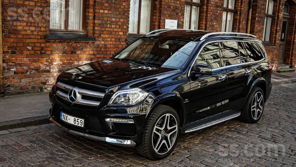 Mercedes GL55 AMG 2013, 4.7 benzīns, Automāts, SUV/Apvidus, Melns — Latvijā