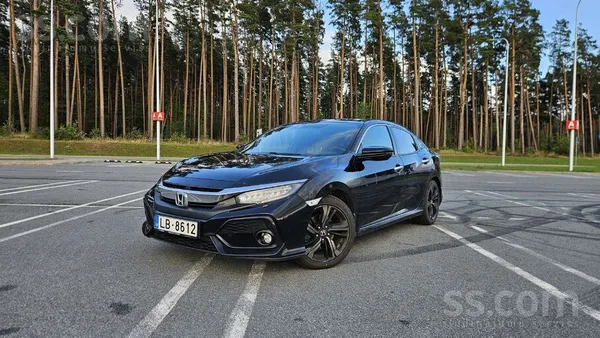 1.5 turbo- 180zs elegants, melns Honda Civic. Komplektācija Executive Navi -
