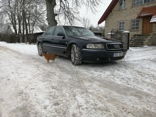 Audi A8 1999, 2.5D dīzelis, Automāts, Sedans, Zils — Latvijā