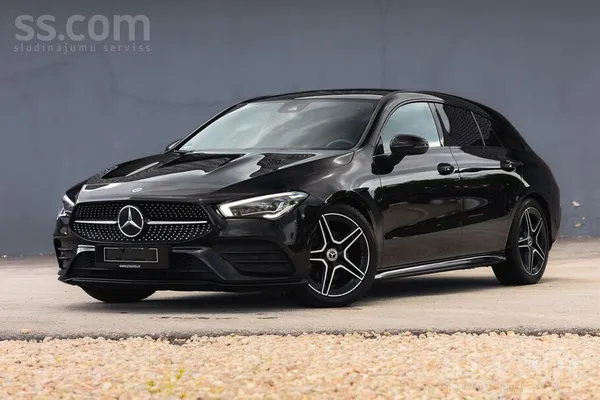 Pārdodu Mercedes-Benz Cla 200d Amg, Shooting Brake. 2021.gada, melnā krāsā.