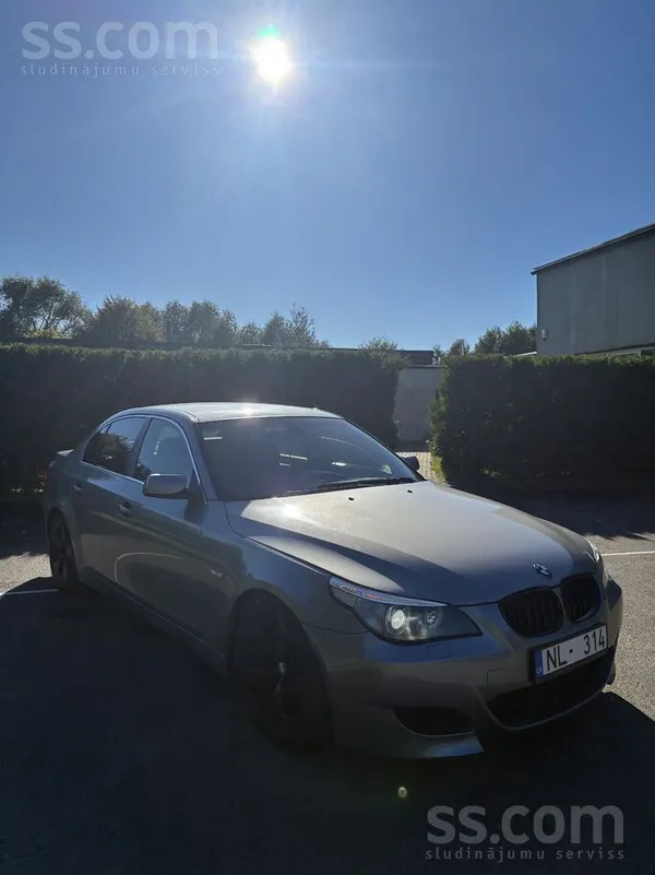 BMW E60 3.0i, M54, benzīns un gāze, tikko nomainita eļļa, sēdies un brauc, i