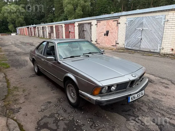 BMW 635 1988, 3.5 benzīns, Manuāls, Kupeja, Pelēks — Latvijā