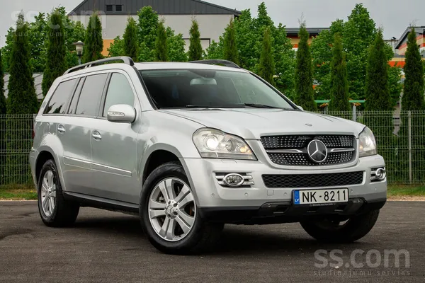 Mercedes GL420 2007, 4.0D dīzelis, Automāts, SUV/Apvidus, Sudrabs — Latvijā