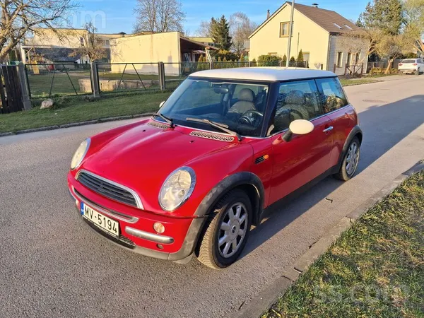 Pardod mini 1.6 benzins manuals ir paris defekti kur pielikt roku virsbuve b