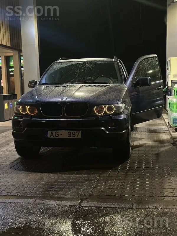 BMW X5 2006, 3.0D dīzelis, Automāts, SUV/Apvidus, Zils — Latvijā