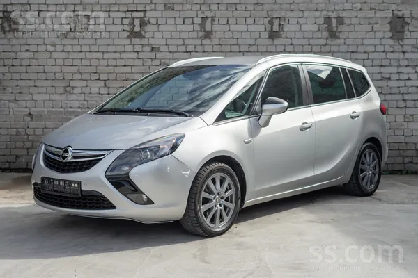 Opel Zafira Tourer 2.0 dīzelis 96kW. Jauna tehniskā apskate, izieta bez aizr