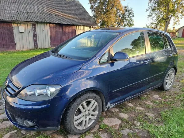 Volkswagen Golf Plus 2007, 2.0D dīzelis, Manuāls, Hečbeks, Zils — Latvijā