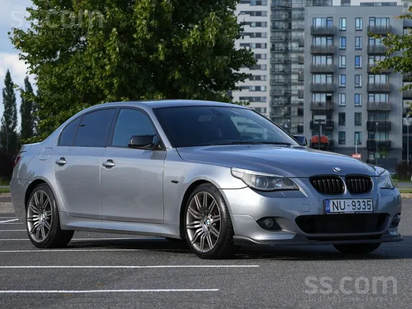 Dzīvs E60 3.0d M-Sport Package 160 kW. Carplay, Android Auto, laba komplektā