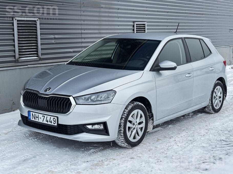 Škoda Fabia 1.0tsi 70kw/95zs ar mehānisko ātrumkārbu, jauna iegādāta Latvijā