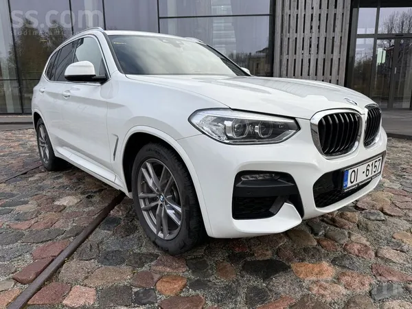 BMW X3 2021, 2.0D dīzelis, Automāts, SUV/Apvidus, Balts — Latvijā
