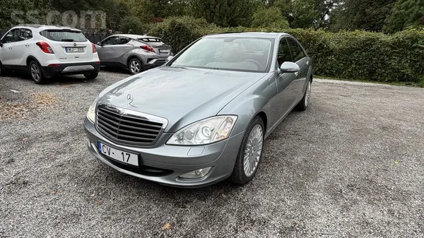 Mercedes S320 2007, 3.0D dīzelis, Automāts, Sedans, Sudrabs — Latvijā