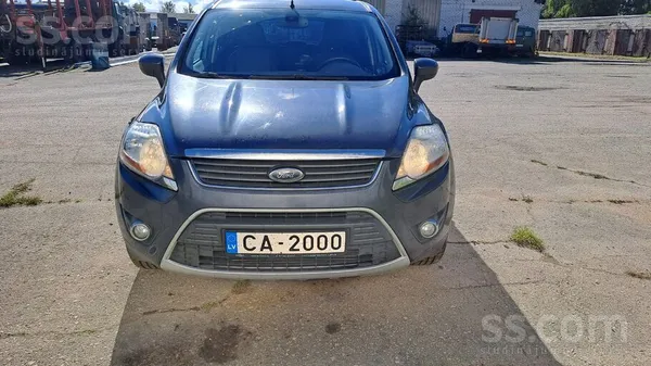 Ford Kuga 2008, 2.0D dīzelis, Manuāls, SUV/Apvidus, Melns — Latvijā