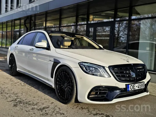 Mercedes Benz Amg S 63 4matic Long ar 5.5 litru benzīndzinēju un automātisko