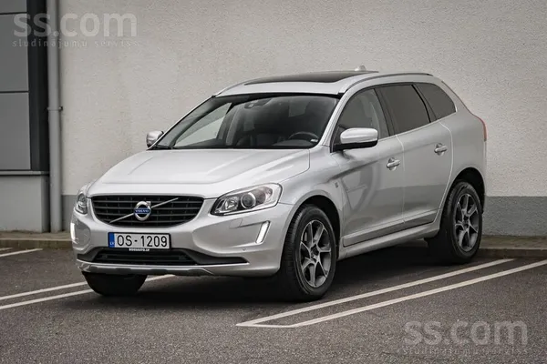 Volvo XC 60 2016, 2.0D dīzelis, Manuāls, SUV/Apvidus, Sudrabs — Latvijā