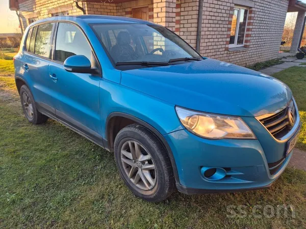 Volkswagen Tiguan 2008, 1.4 benzīns, Manuāls, SUV/Apvidus, Zils — Latvijā