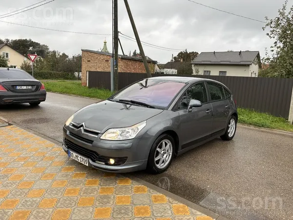Citroen C4 2008, 1.6D dīzelis, Automāts, Hečbeks, Pelēks — Latvijā