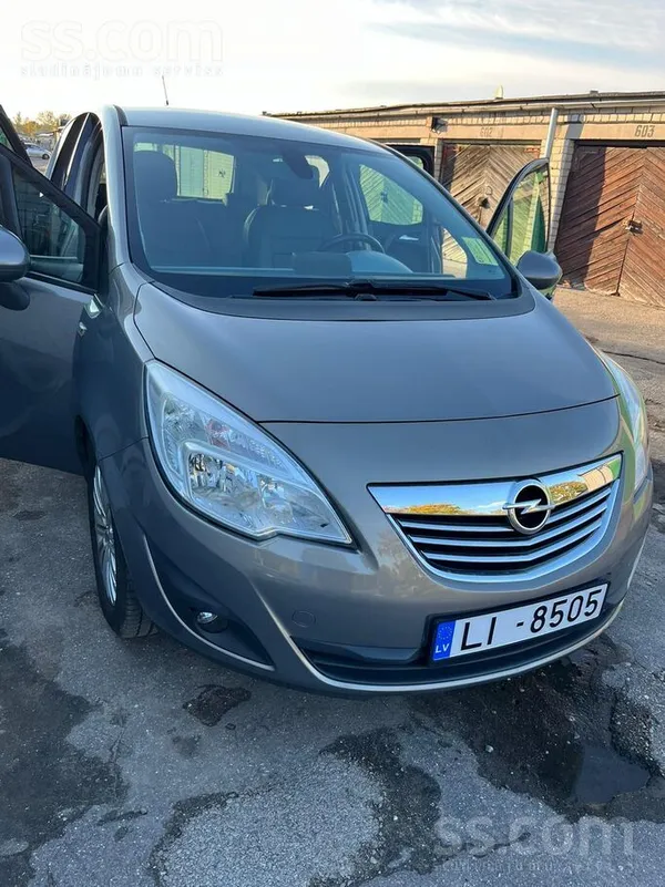 Opel Meriva 2011, 1.7D dīzelis, Manuāls, Hečbeks, Brūns — Latvijā