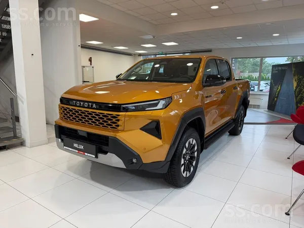 Toyota Hilux 2026, 2.5H hibrīds, Automāts, Pikaps, Dzeltens — Latvijā