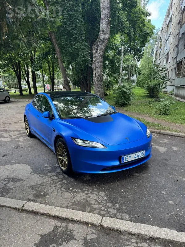 Tesla Model 3 2023, Sedans, Zils — Latvijā