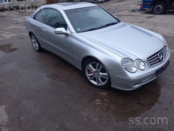 Pārdod Mercedes benz clk240, ievests no Vācijas, labā stāvoklī, dzinējs 2.6l