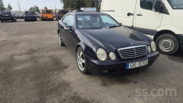 Mercedes CLK230 2002, 2.3 benzīns, Automāts, Kupeja, Zils — Latvijā