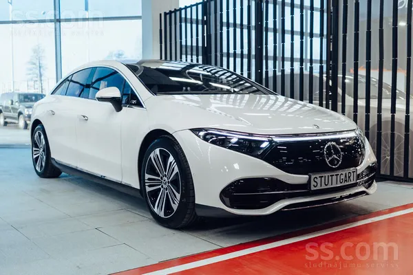 Mercedes Benz Eqs 450+ Airmatic, batareja 120 kw. Rūpnīcas garantija 8 gadi
