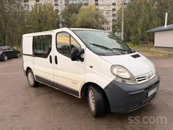 Nissan Primastar 2003, 1.9D dīzelis, Manuāls, Furgons, Sudrabs — Latvijā