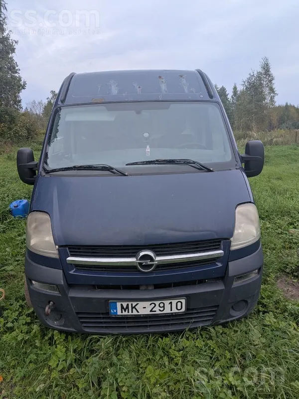 Opel Movano 2009, 2.5D dīzelis, Manuāls, Furgons, Zils — Latvijā