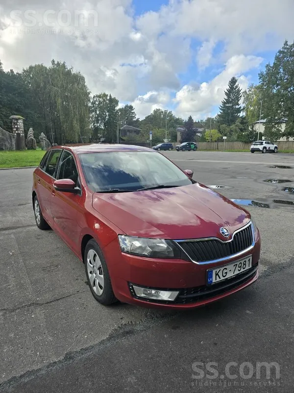 Škoda Rapid, 2016.g. , Benzīns. 1.2 Tsi Tiek pārdota ekonomiska Škoda Rapid