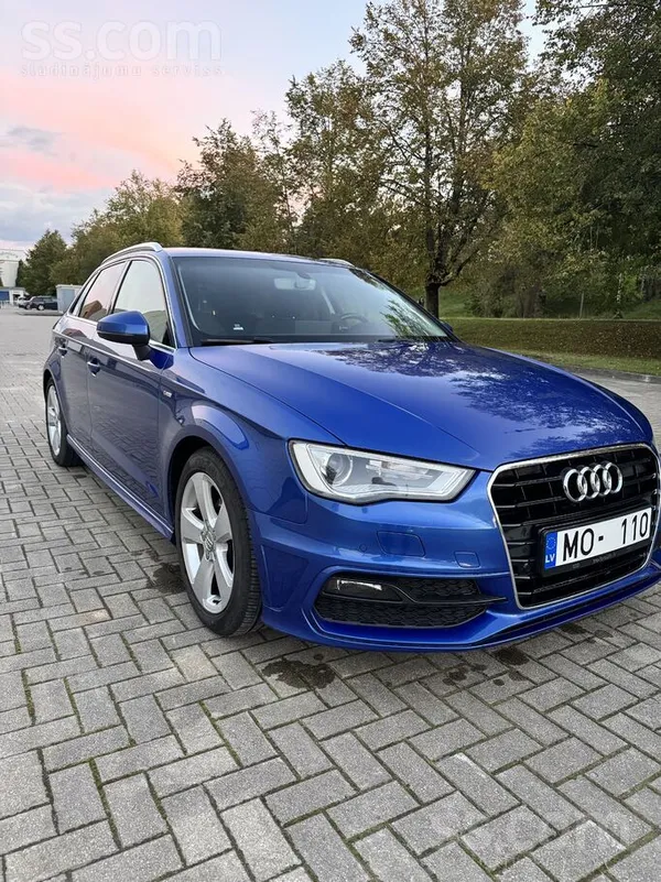 Pārdodu savu 2016. gada Audi A3 Sportback S-line. Auto manā īpašumā ir 2 gad