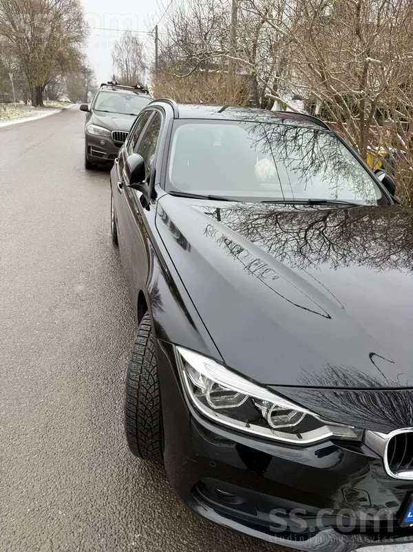 BMW 316 2019, 1.9D dīzelis, Automāts, Universāls, Melns — Latvijā