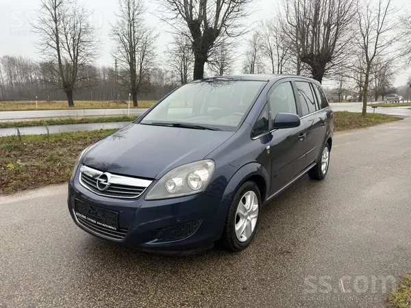 Opel Zafira Cosmo
 1.7Cdti 92kw
atvedām no Vācijas. 

7.vietas
manuālā