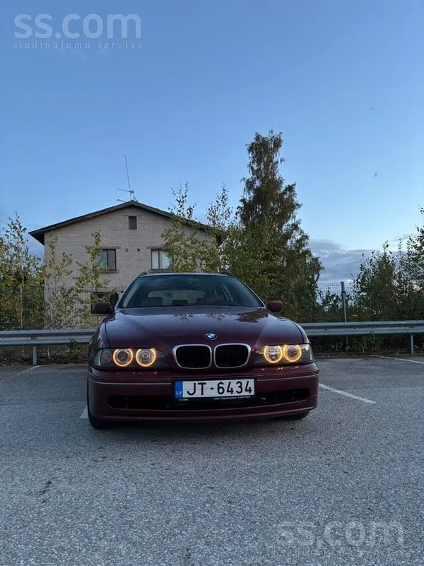 BMW 525 2003, 2.5D dīzelis, Automāts, Universāls, Sarkans — Latvijā