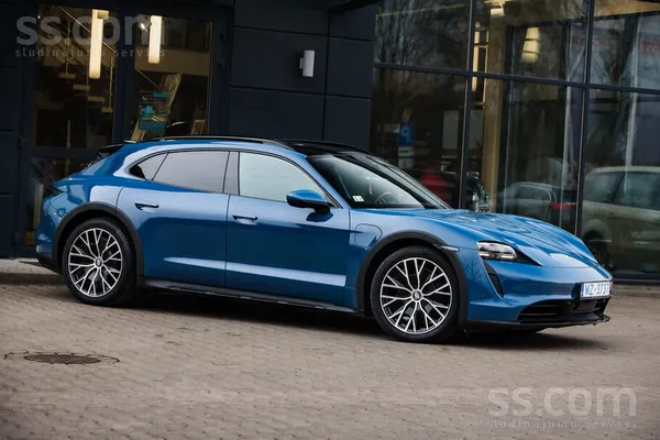 Porsche Taycan 2022, Automāts, Universāls, Zils — Latvijā