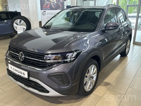 Jauns VW T-Cross Life,
1.0Tsi benzīna dzinējs 85kW,
Mehāniskā 6 pakāpju
