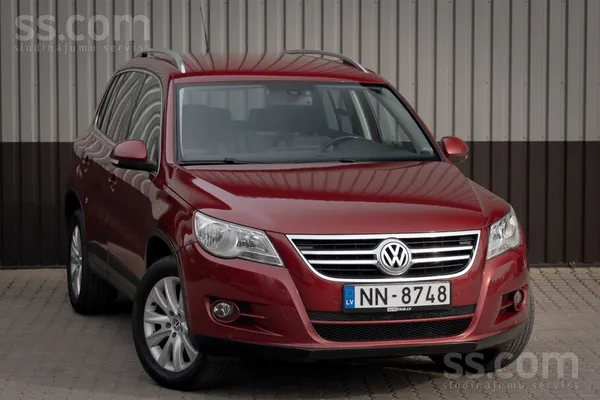 Volkswagen Tiguan 2008, 2.0 benzīns, Automāts, SUV/Apvidus, Sarkans — Latvijā