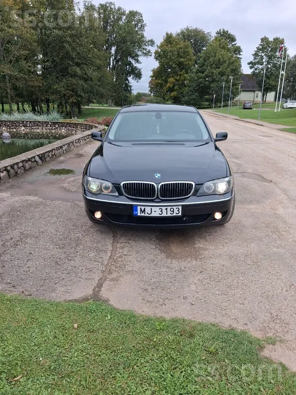 BMW 730 2007, 3.0D dīzelis, Automāts, Sedans, Melns — Latvijā