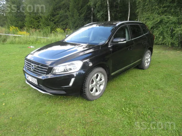 Volvo XC 60 2015, 2.0D dīzelis, Manuāls, SUV/Apvidus, Melns — Latvijā